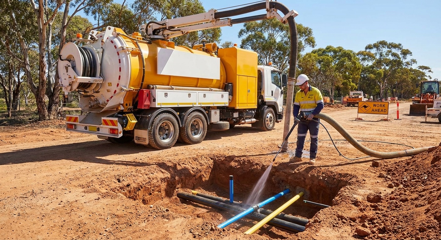 Hydro Excavation by Gutters Plus